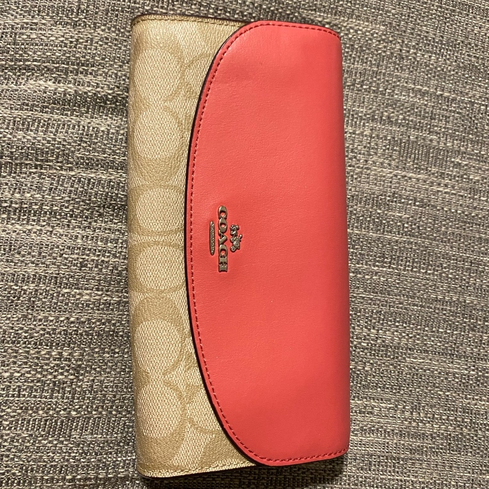Large authentic Coach wallet